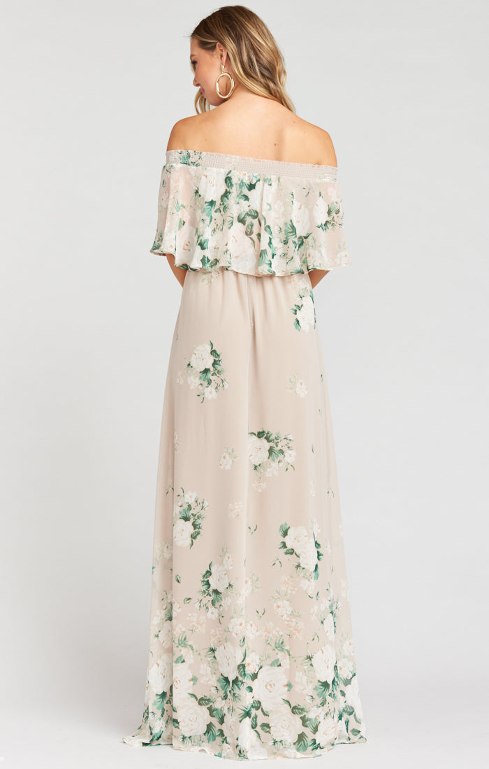 Hacienda Maxi Dress ~ Bouquet Toss