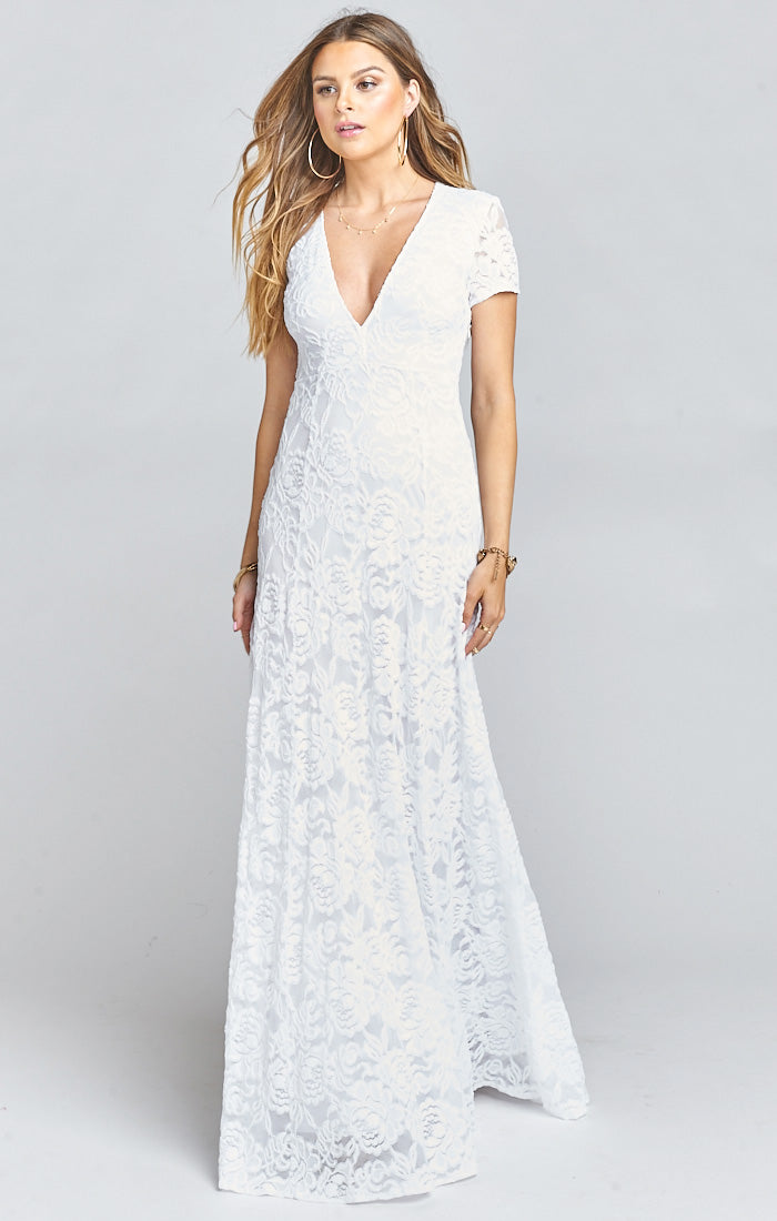 white maxi dress