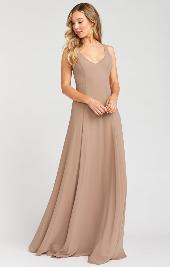 Jenn Maxi Dress ~ Dune Chiffon