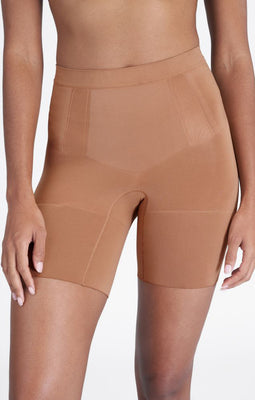 SPANX OnCore High-Waisted Mid-Thigh Short ~ Soft Nude – Show Me Your Mumu