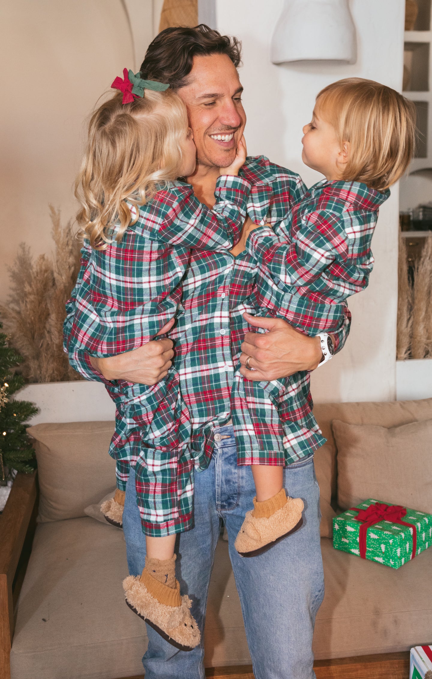 Classic Cozy Set ~ Holiday Plaid