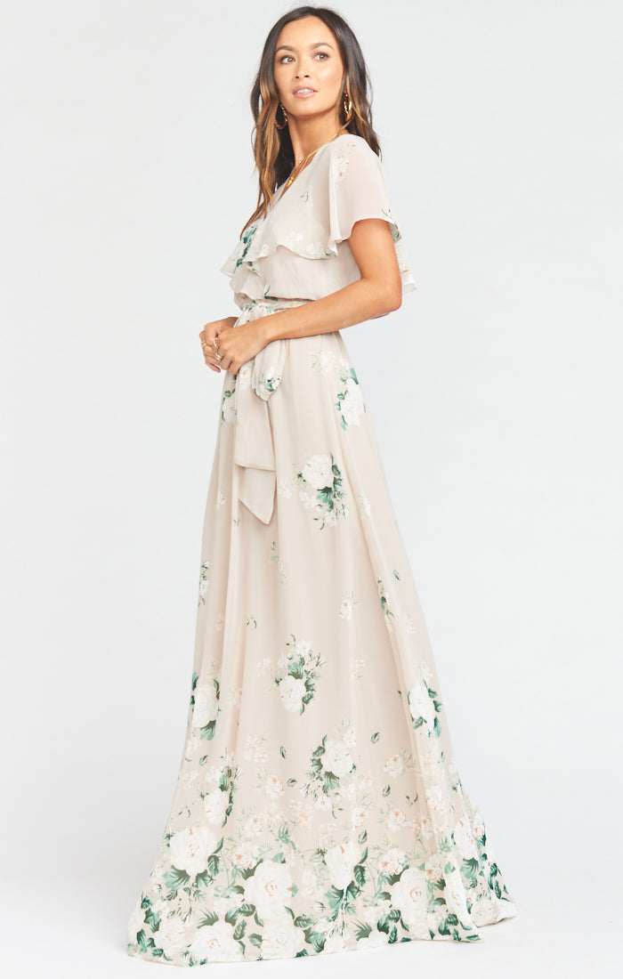 Audrey Maxi Dress ~ Bouquet Toss