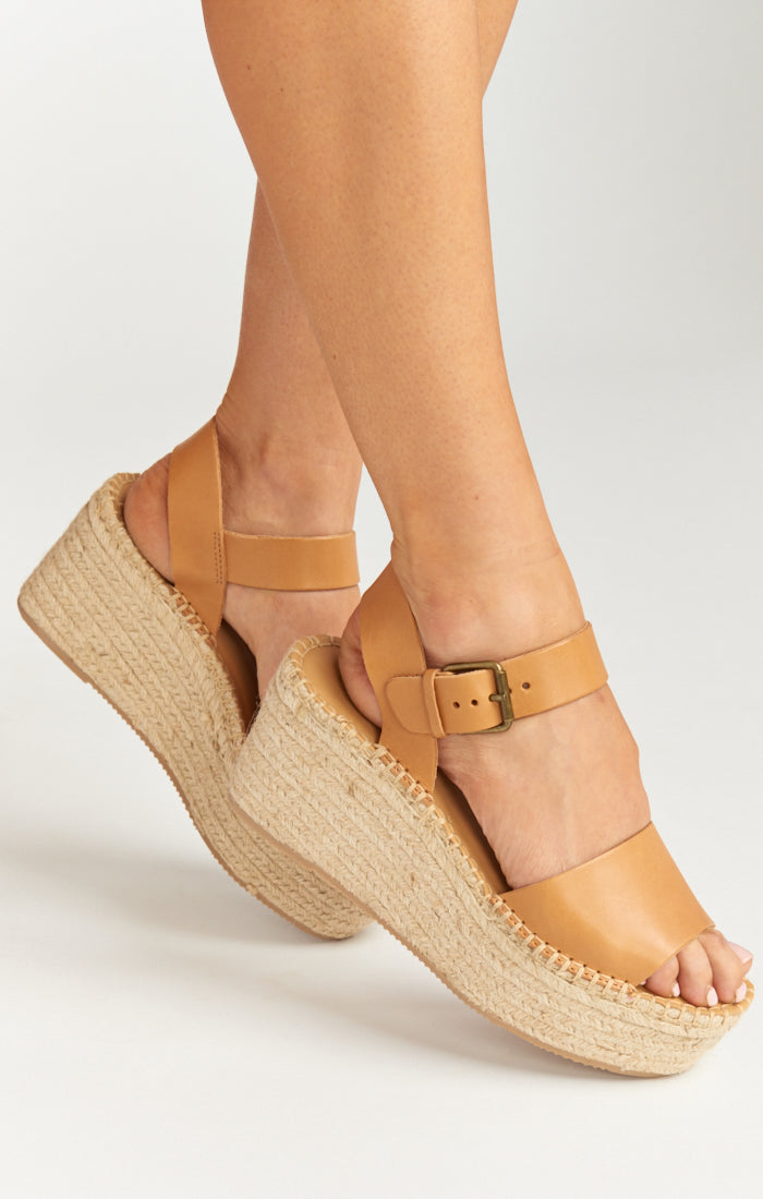 Soludos Minorca Platform Sandals ~ Nude 