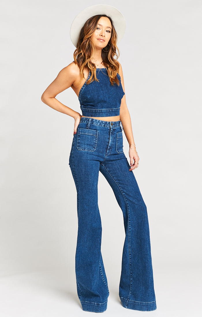 Farrah Trouser Flare Long ~ Downpour