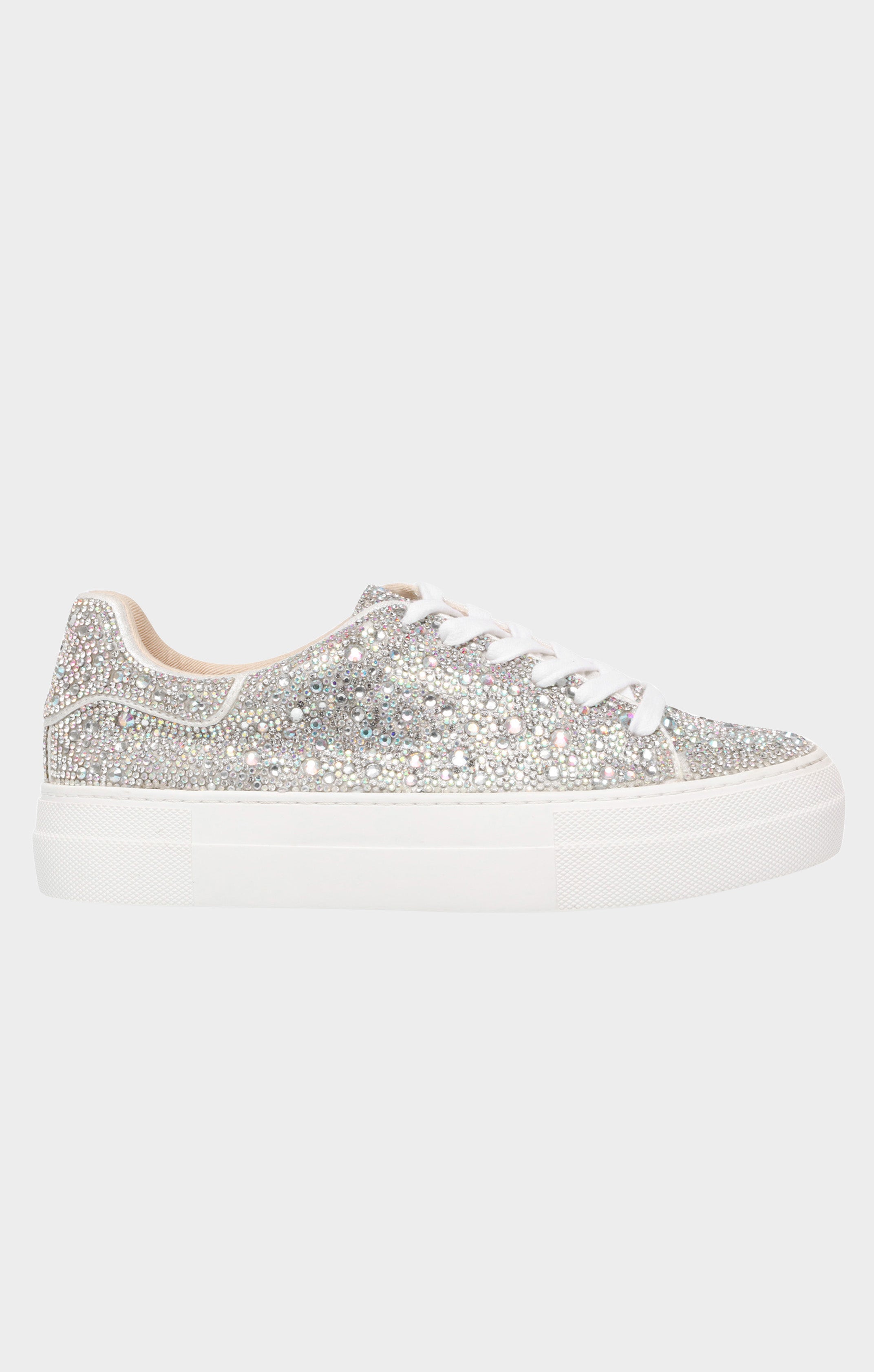 Betsey Johnson Sidny Platform Sneaker ~ Rhinestone