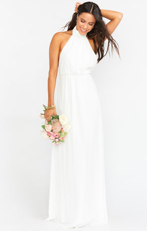 ivory beaded maxi dress