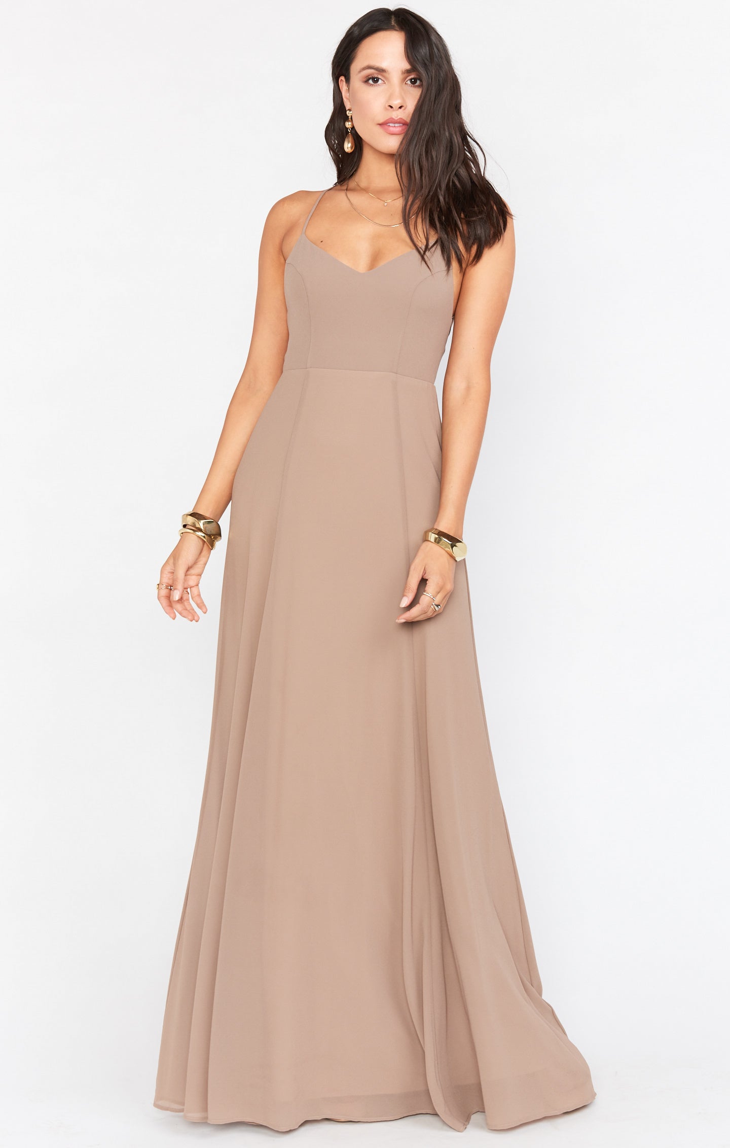 Godshaw Goddess Gown ~ Dune Chiffon