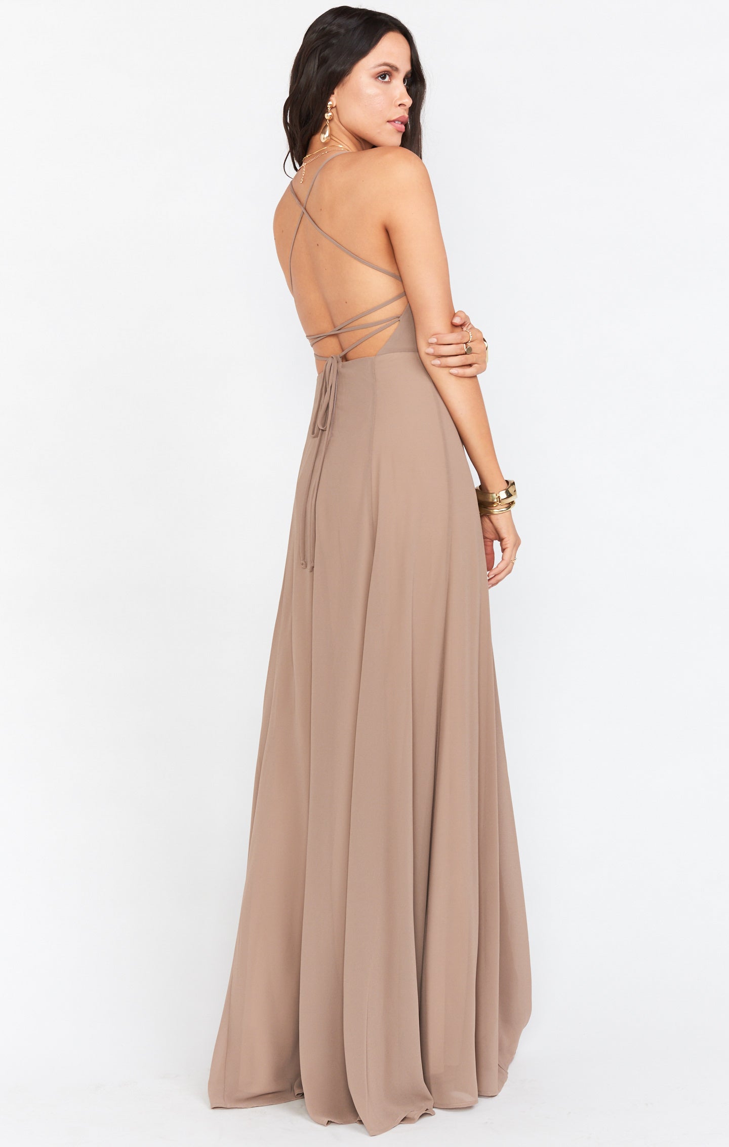 Godshaw Goddess Gown ~ Dune Chiffon