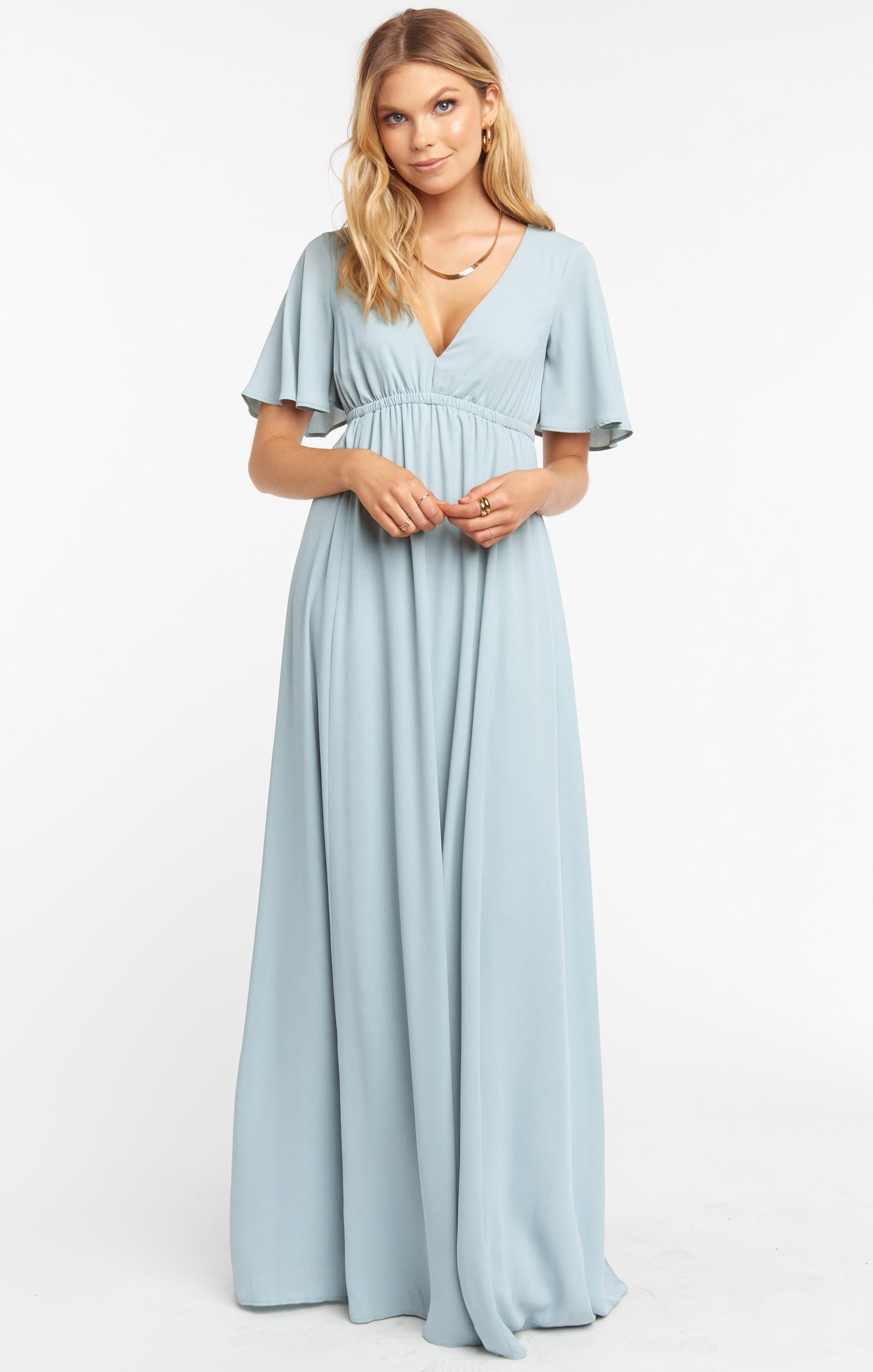 silver sage maxi dress