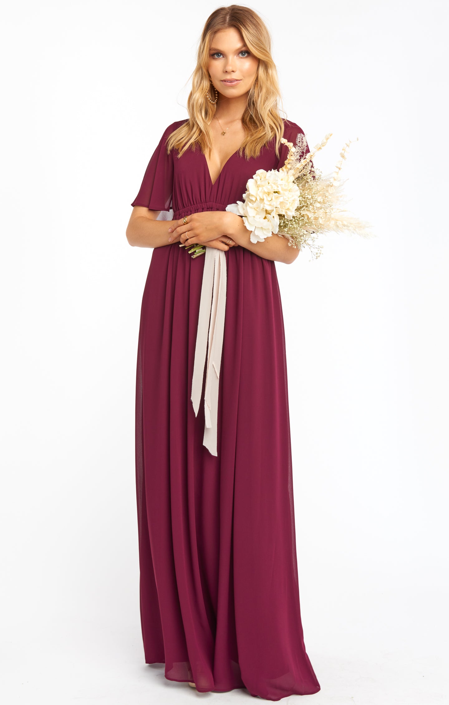 emily empire maxi dress