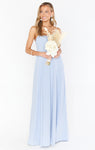 Flowy Stretchy Fitted Empire Waistline Bridesmaid Dress