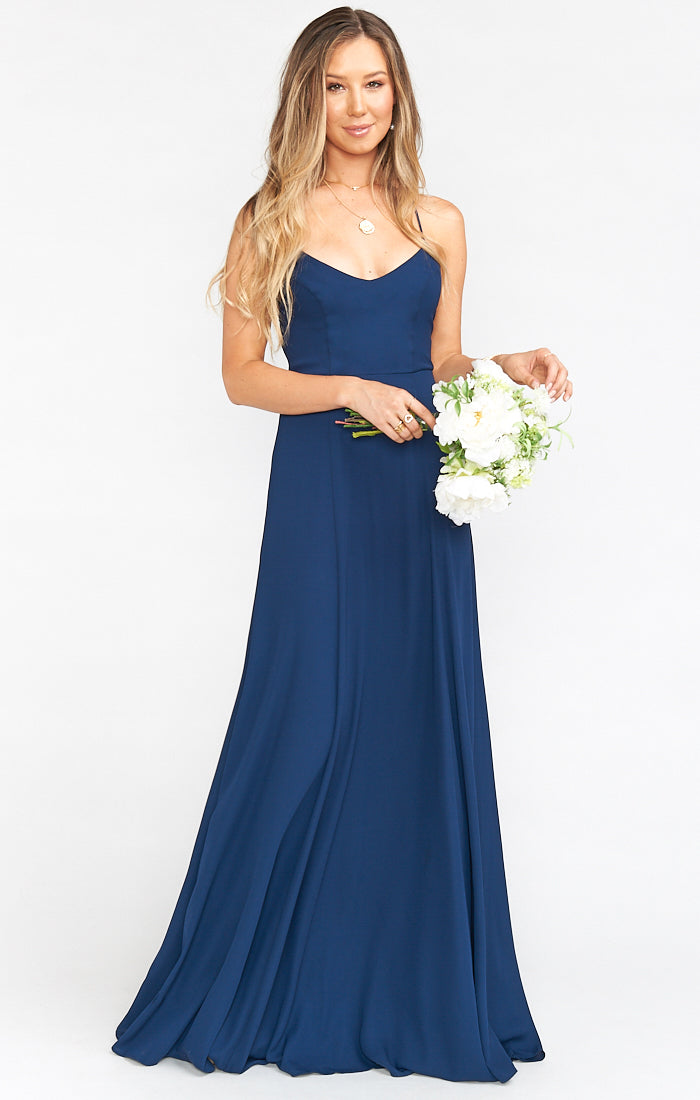 Godshaw Goddess Gown ~ Rich Navy Crisp