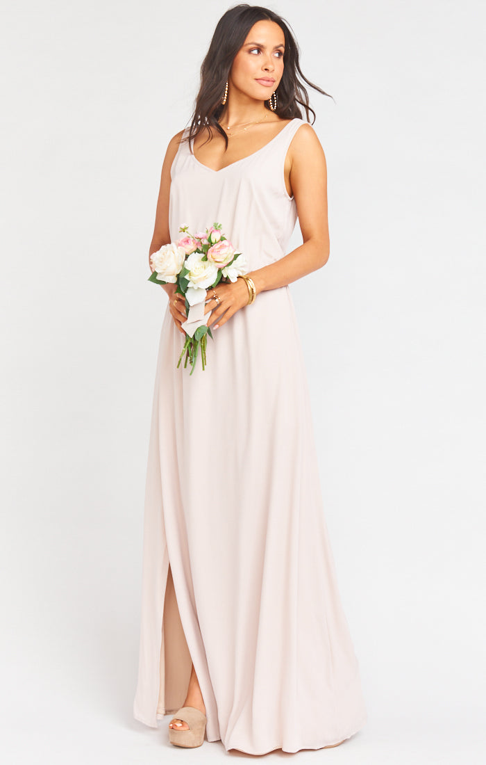 kendall lace back maxi dress