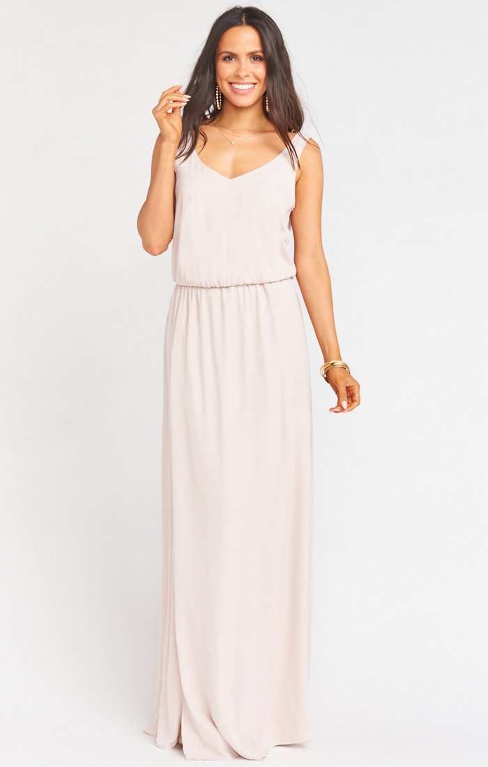 Kendall Maxi Dress Long ~ Show Me the Ring Crisp