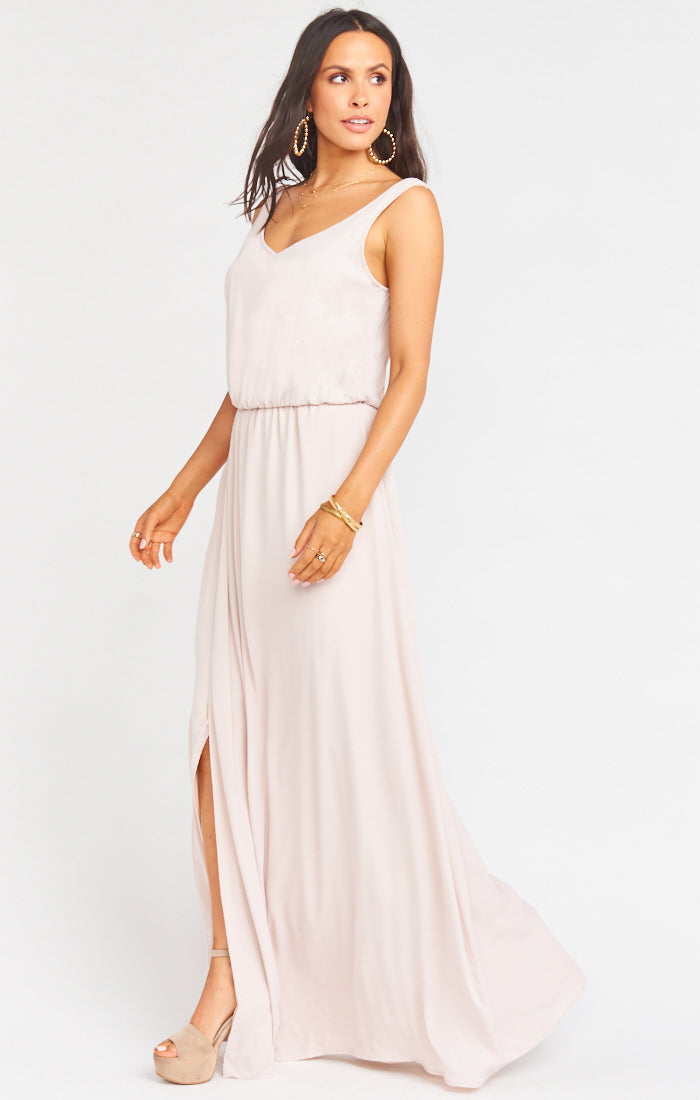 Kendall Maxi Dress Long ~ Show Me the Ring Crisp