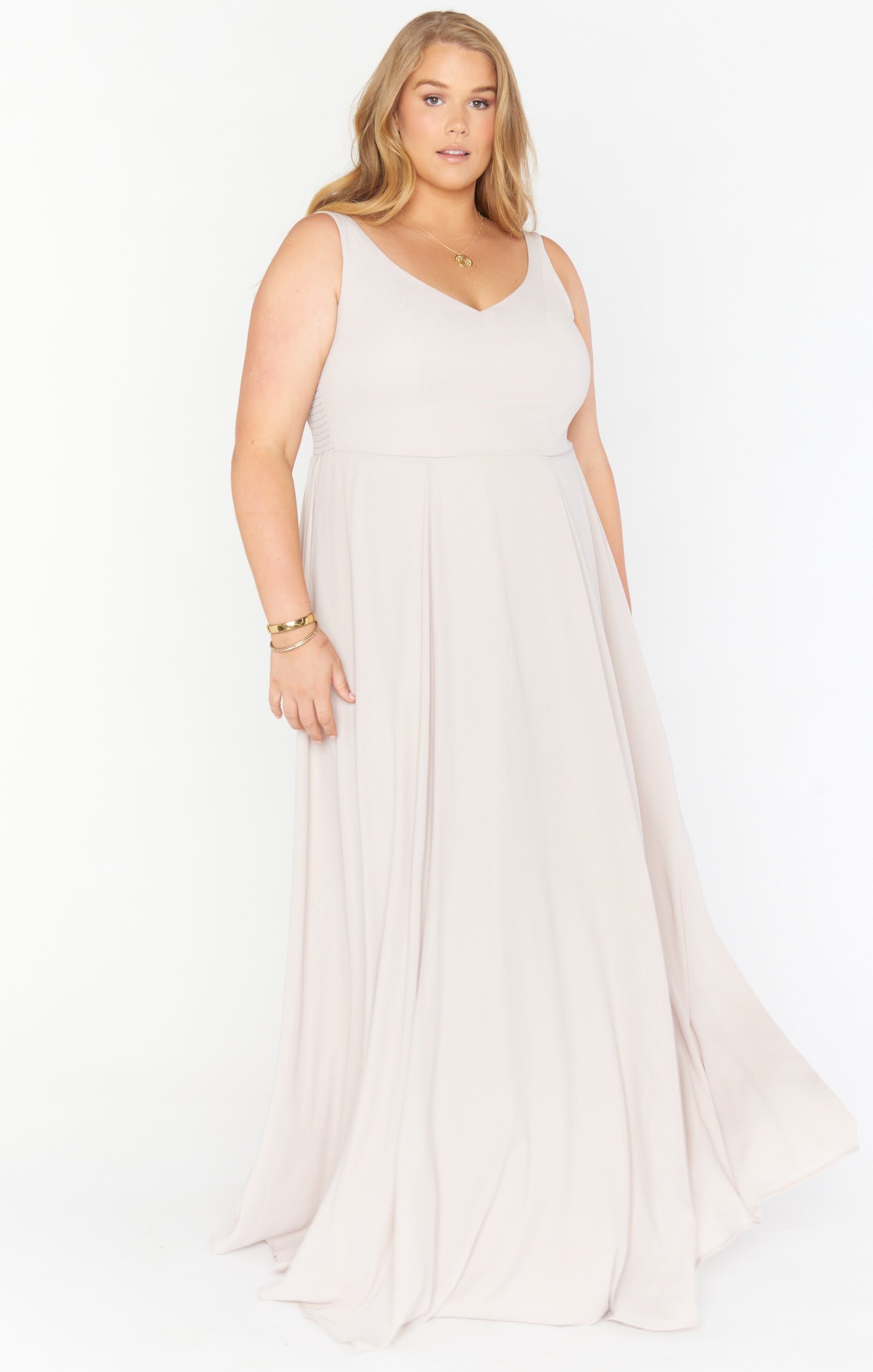 Jenn Maxi Dress ~ Show Me the Ring Crisp