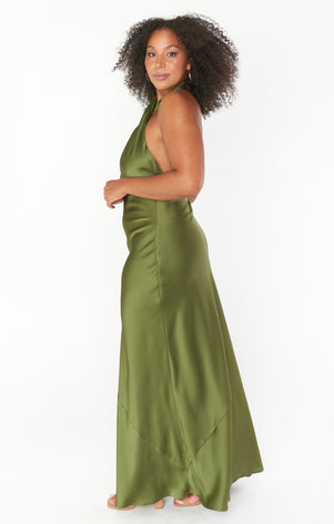 Rich Olive Bridesmaids Dresses – Show Me Your Mumu