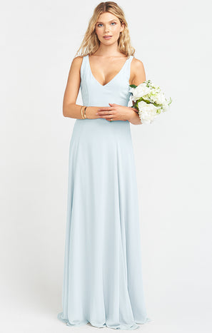 ice blue maxi dress