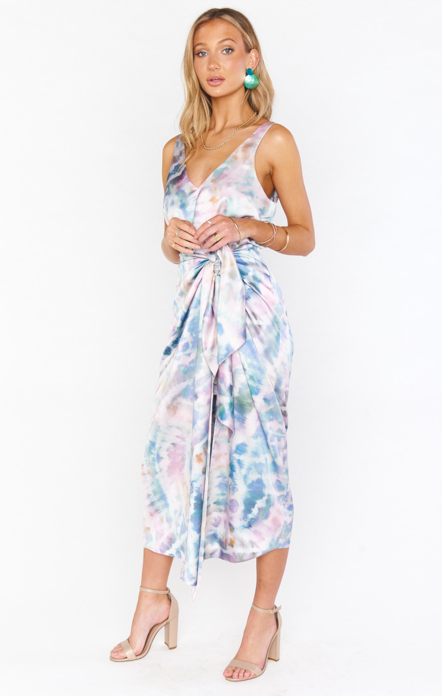 Hampton Wrap Dress ~ Cocktail Tie Dye