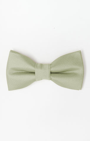 range kids bow tie ~ moss green solid