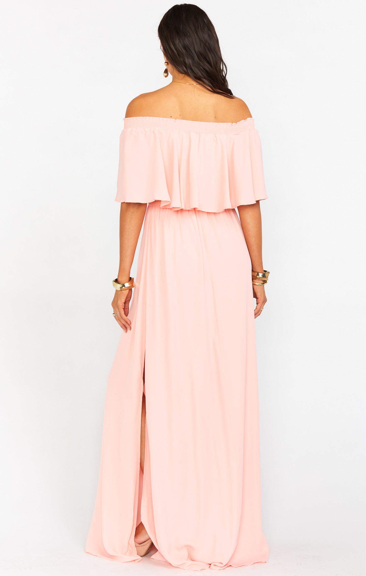 Hacienda Maxi Dress ~ Frosty Pink Crisp