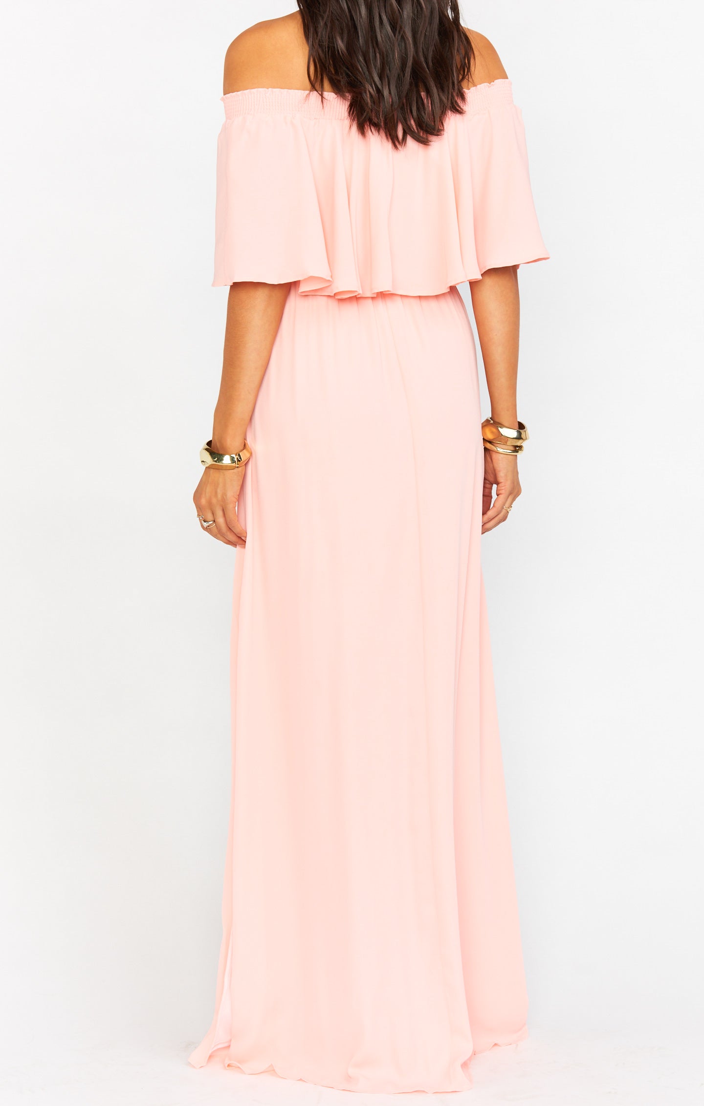 Hacienda Maxi Dress ~ Frosty Pink Crisp