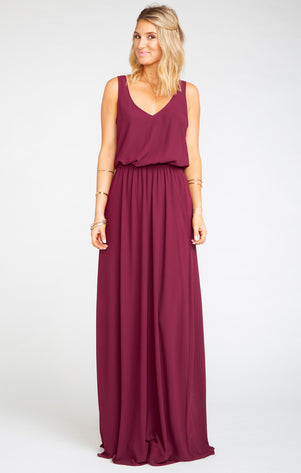 merlot bridesmaid dresses