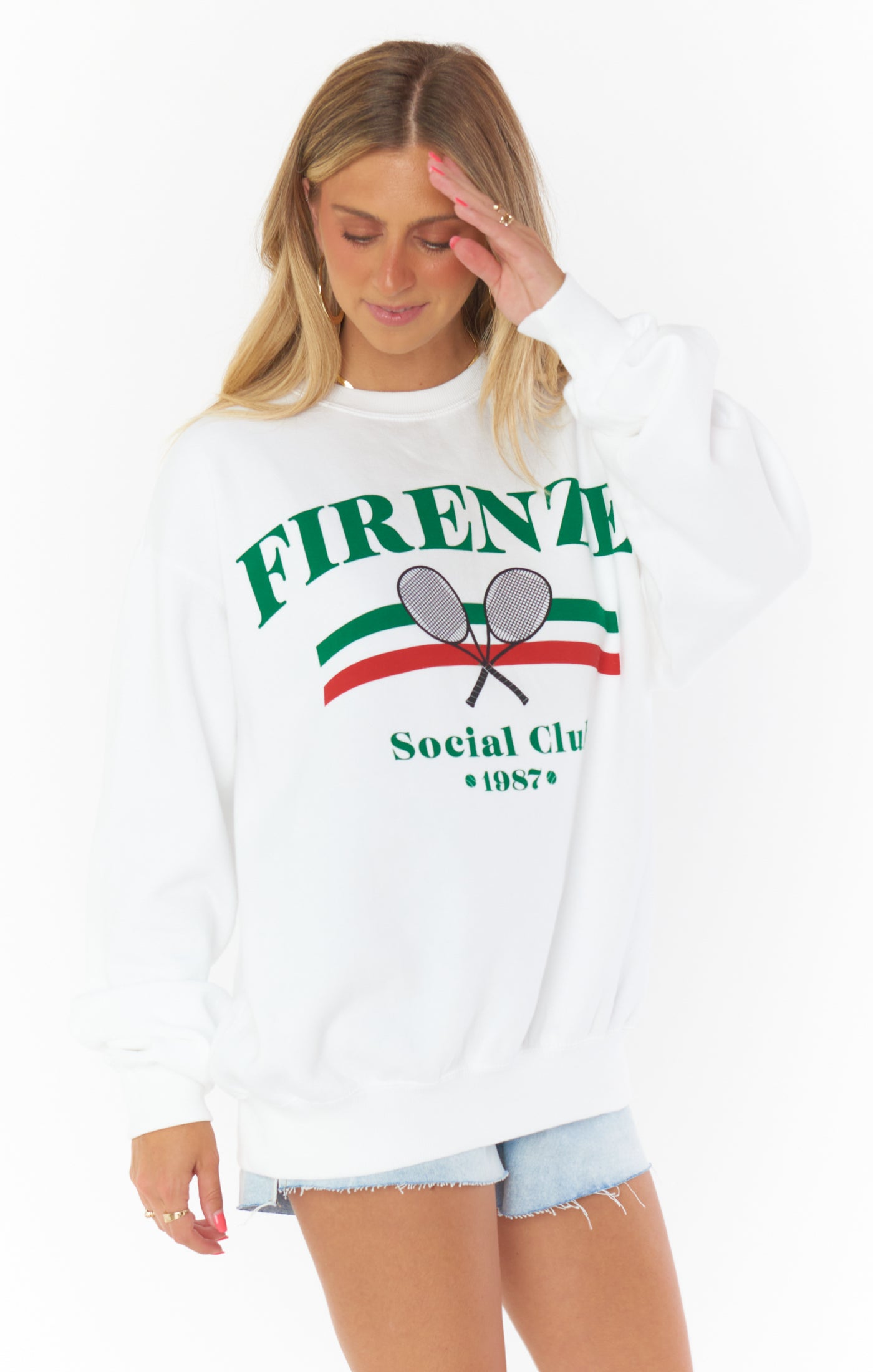 Italy Sweatshirt ~ Firenze Social Club Graphic