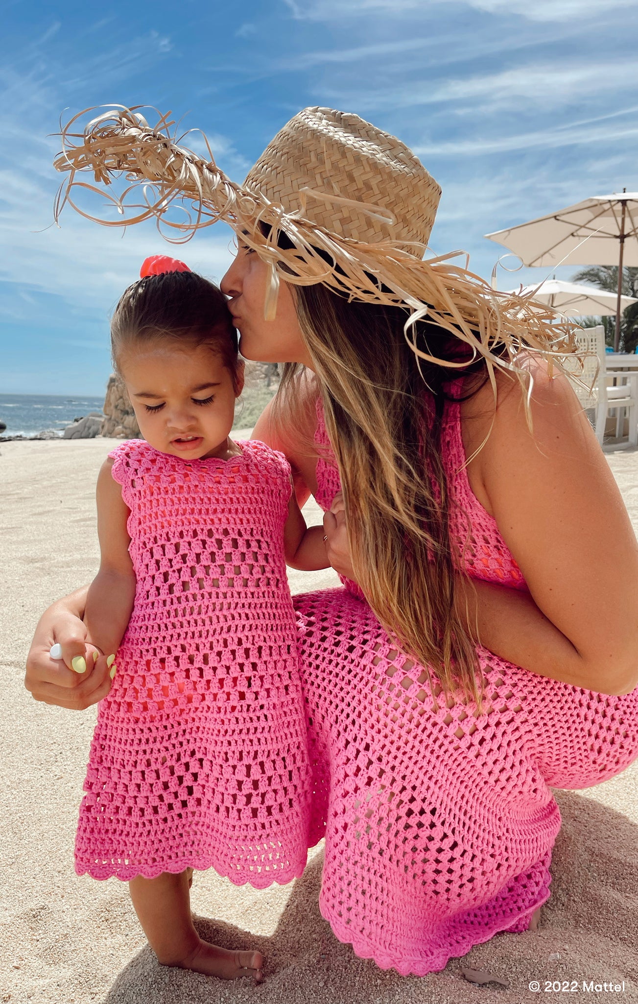 Little Sunsational Coverup ~ Malibu Pink Crochet