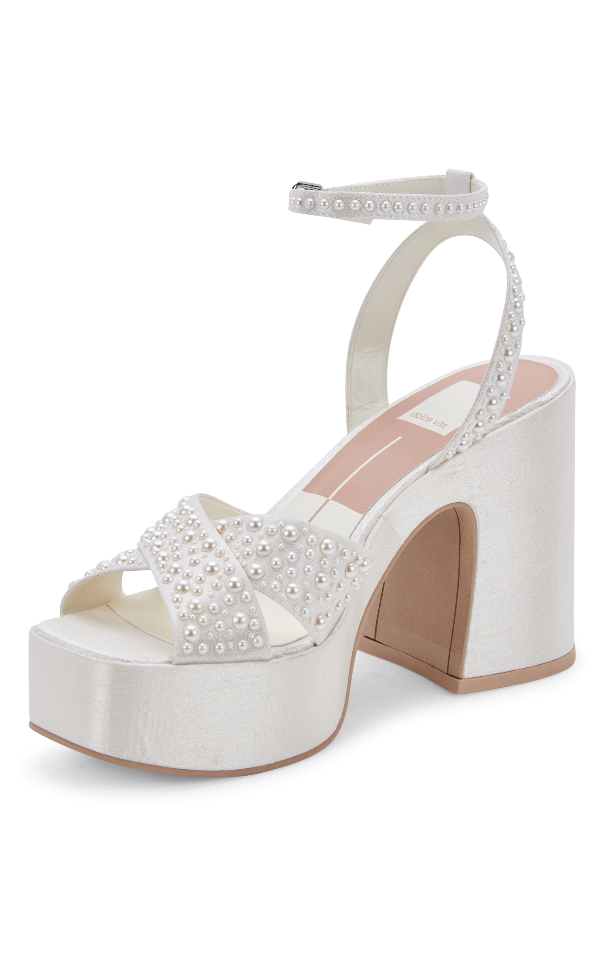 Dolce Vita Wessi Platform Heel ~ Vanilla Pearl