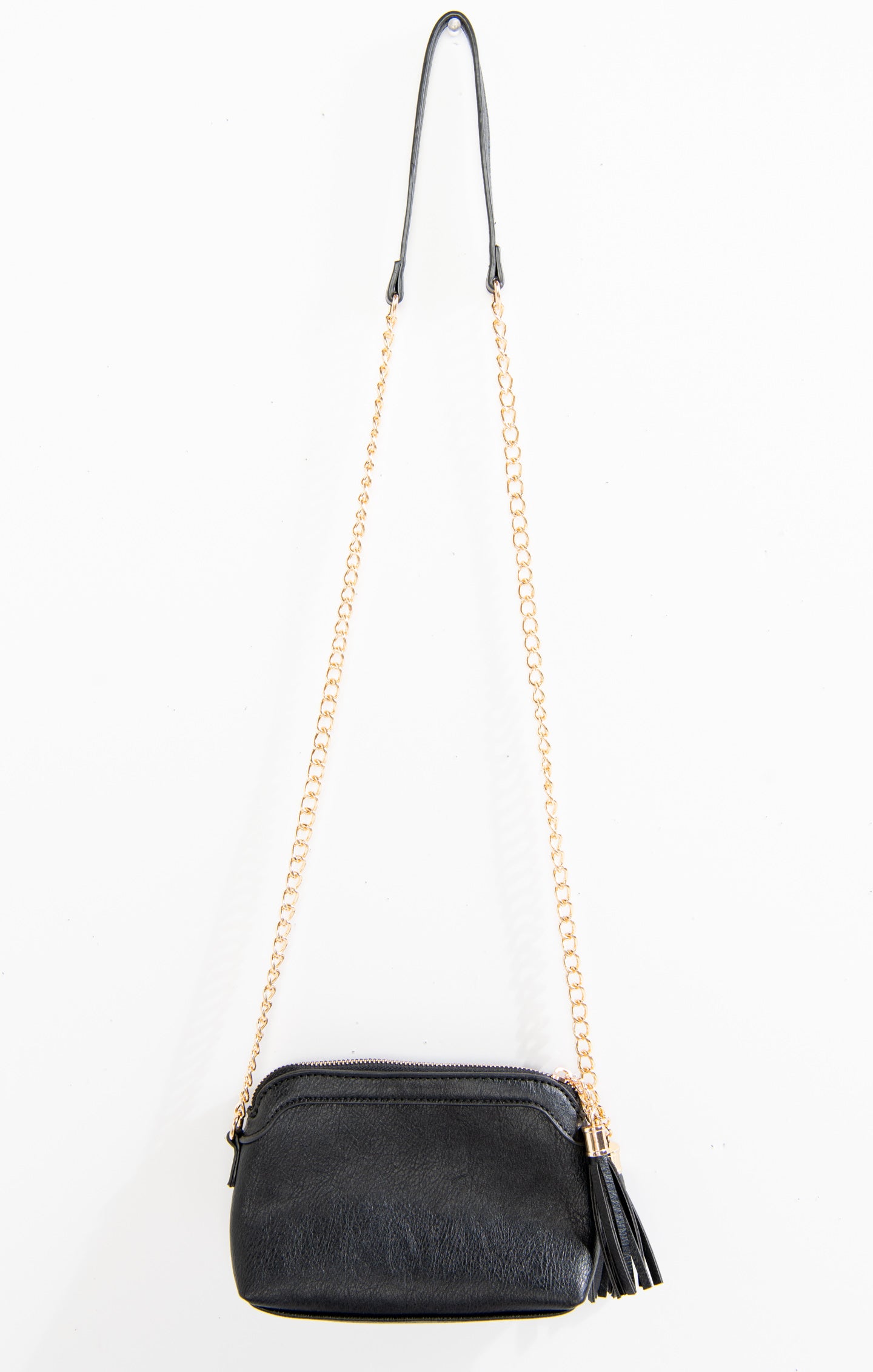 black and gold crossbody