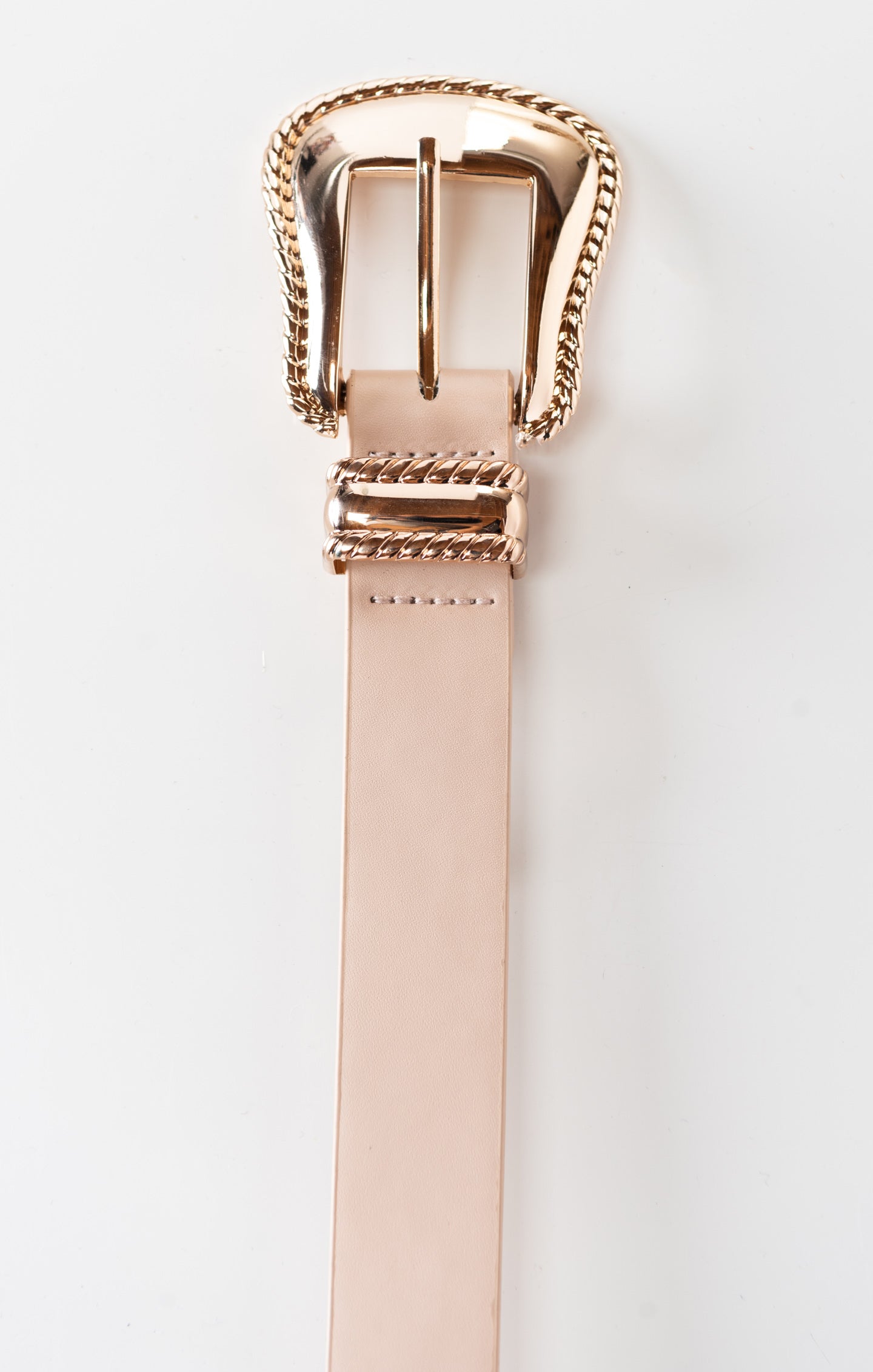 Medina Western Belt ~ Beige & Gold