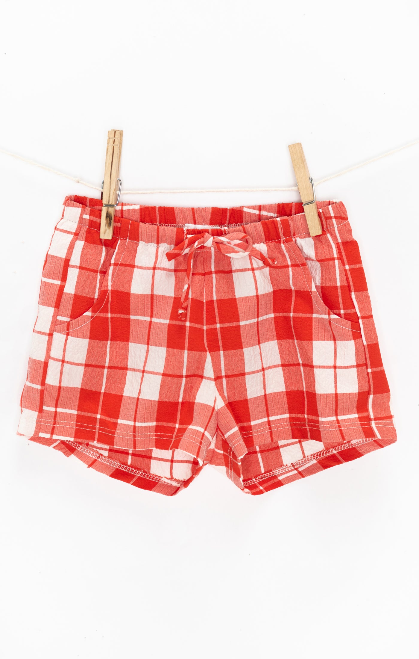 Lil Easy Shorts ~ Picnic Plaid