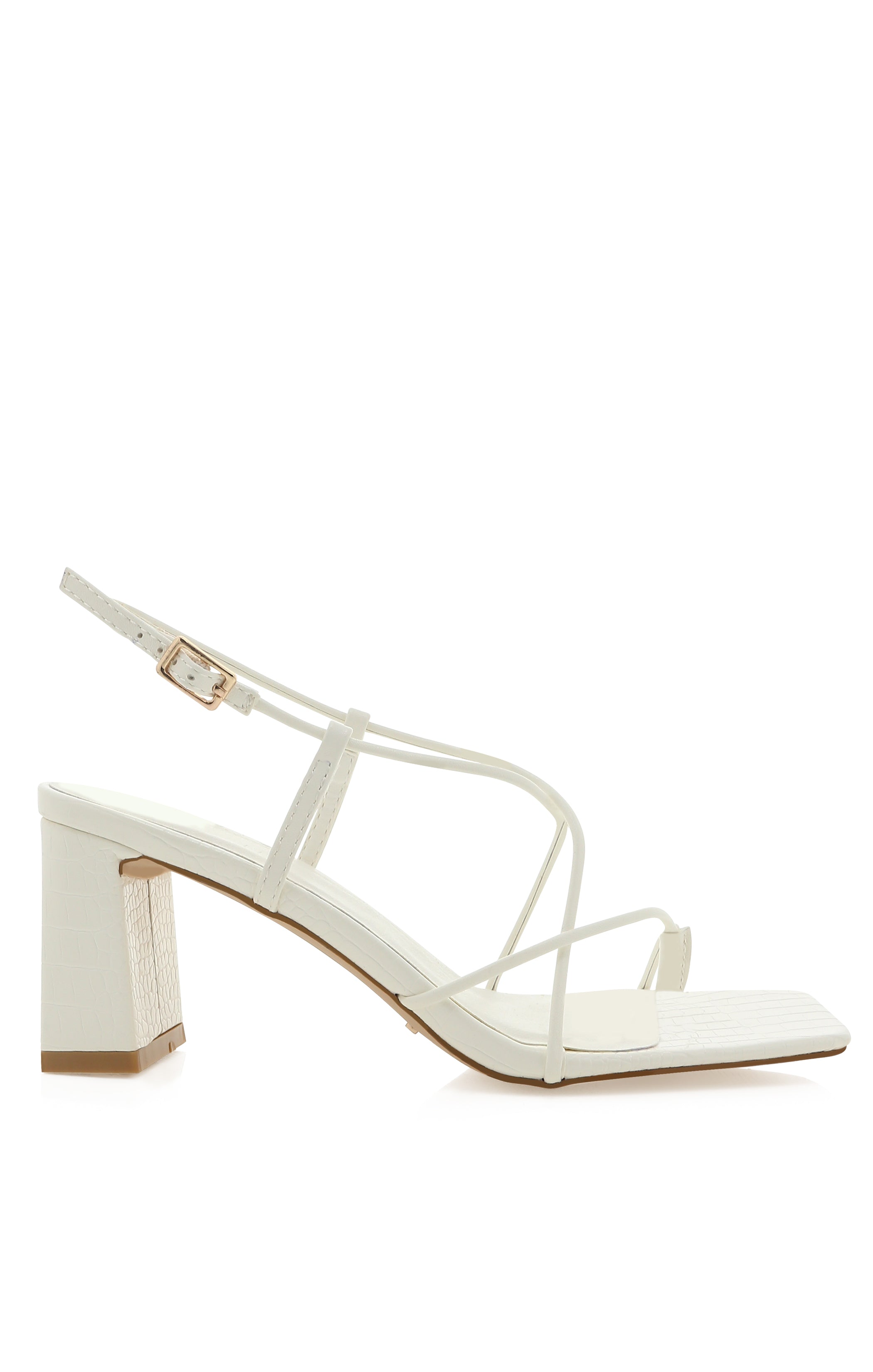 Billini Ilaia Block Heel ~ White