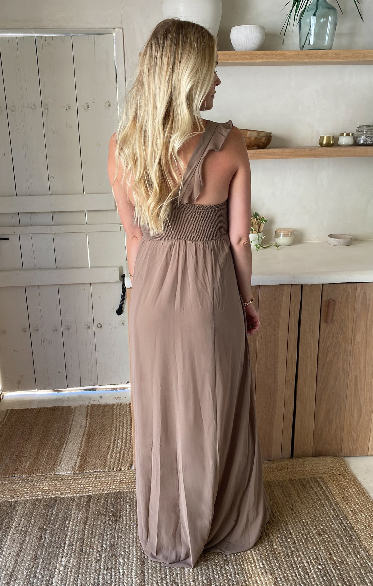 June Maxi Dress ~ Dune Chiffon