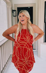 Sequined Cheetah Print Dress by Show Me Your Mumu