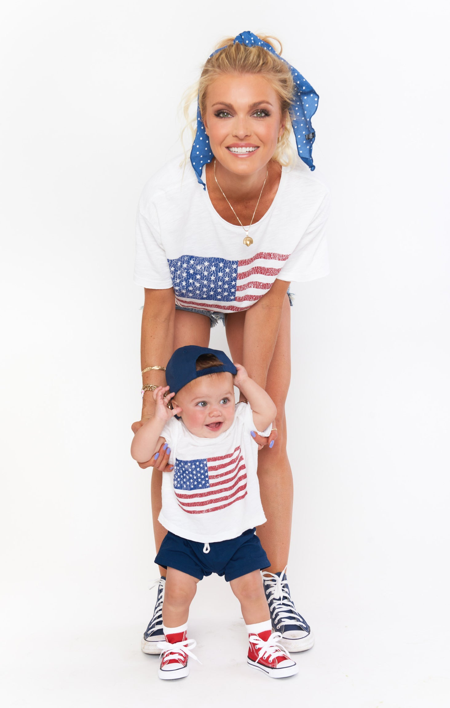 Mini Cooper Tee ~ American Flag Graphic