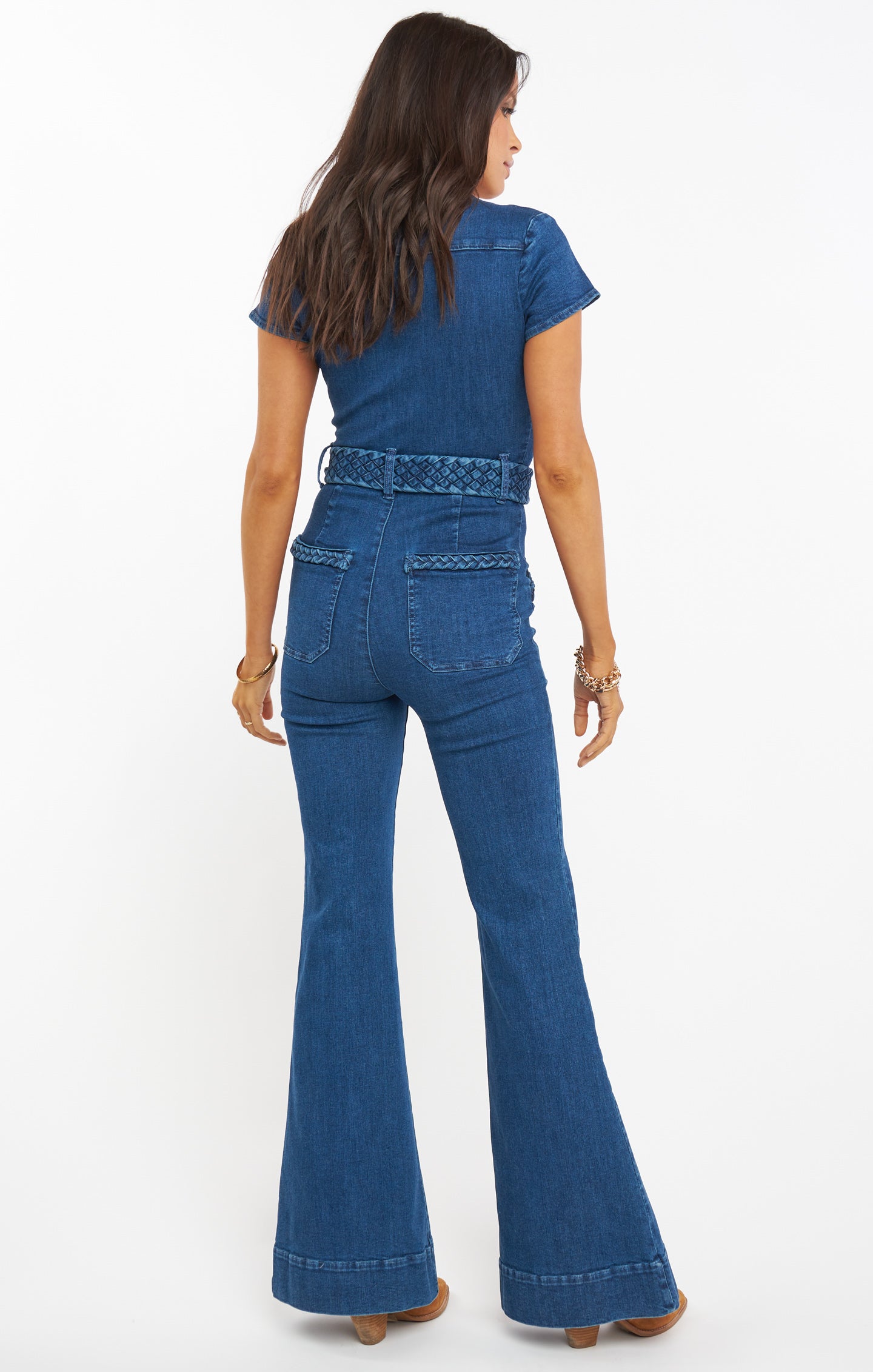 Heartland Jumpsuit ~ Braided True Blue