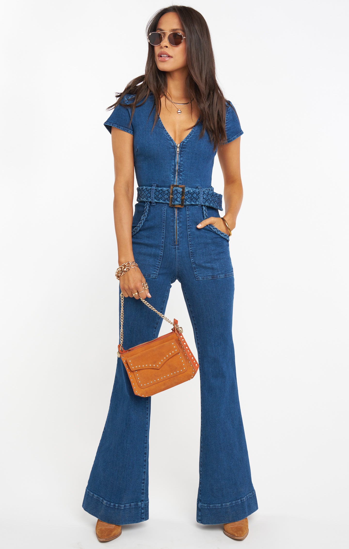 Heartland Jumpsuit ~ Braided True Blue