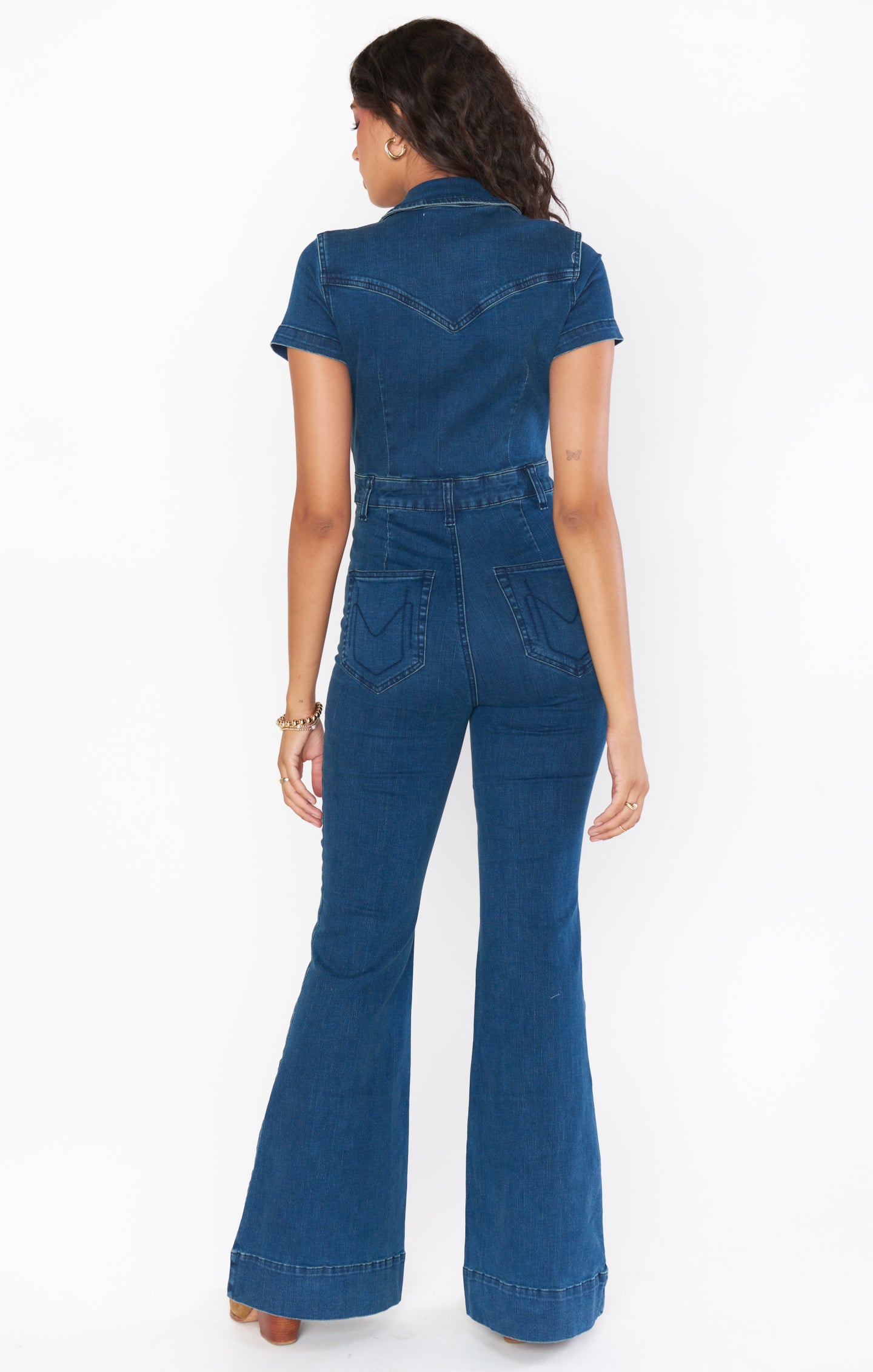 Everhart Jumpsuit ~ Lunar Blue