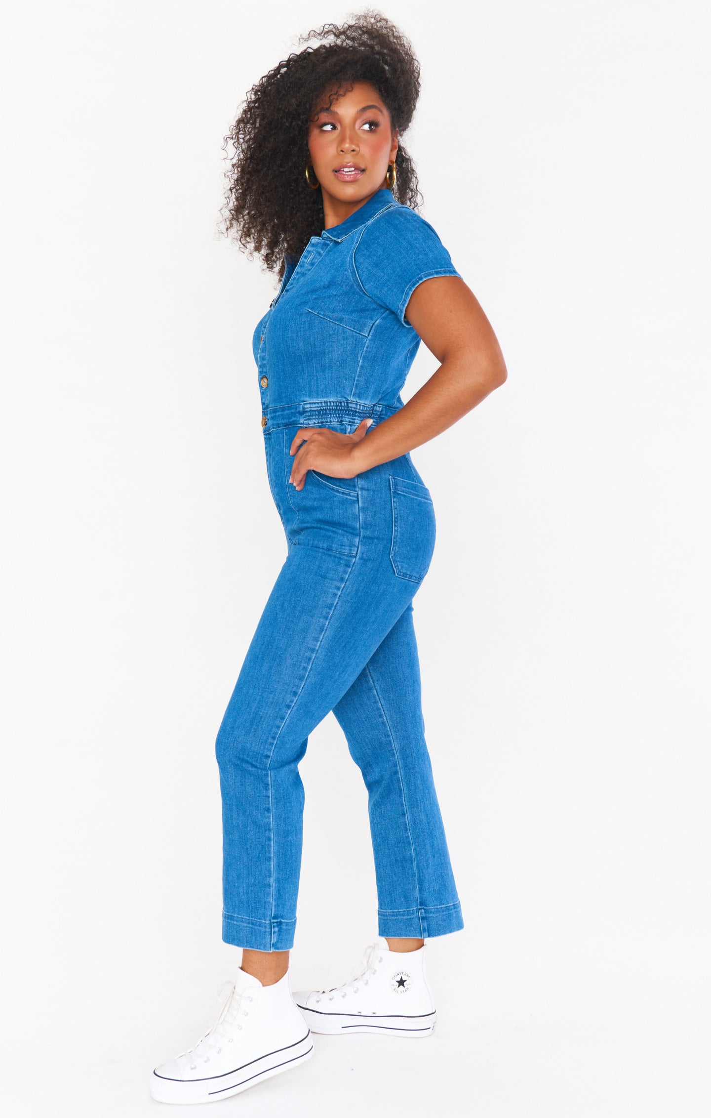 Emery Jumpsuit ~ French Blue