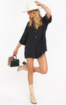 Button Front Romper/Tunic