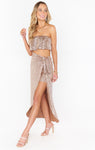 Wrap Me Up Skirt ~ Silver Confetti