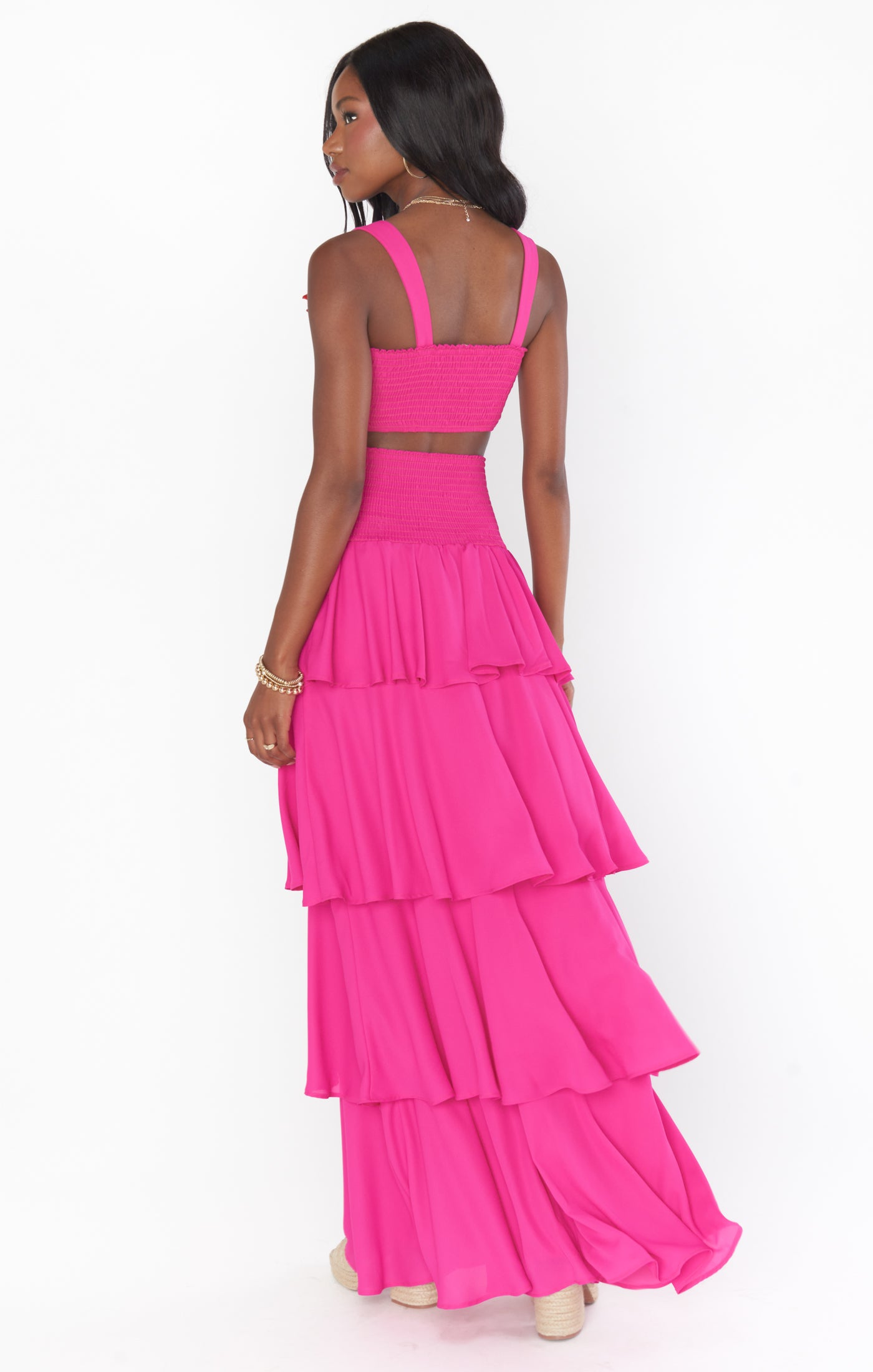 Katrina Swing Skirt ~ Bright Pink