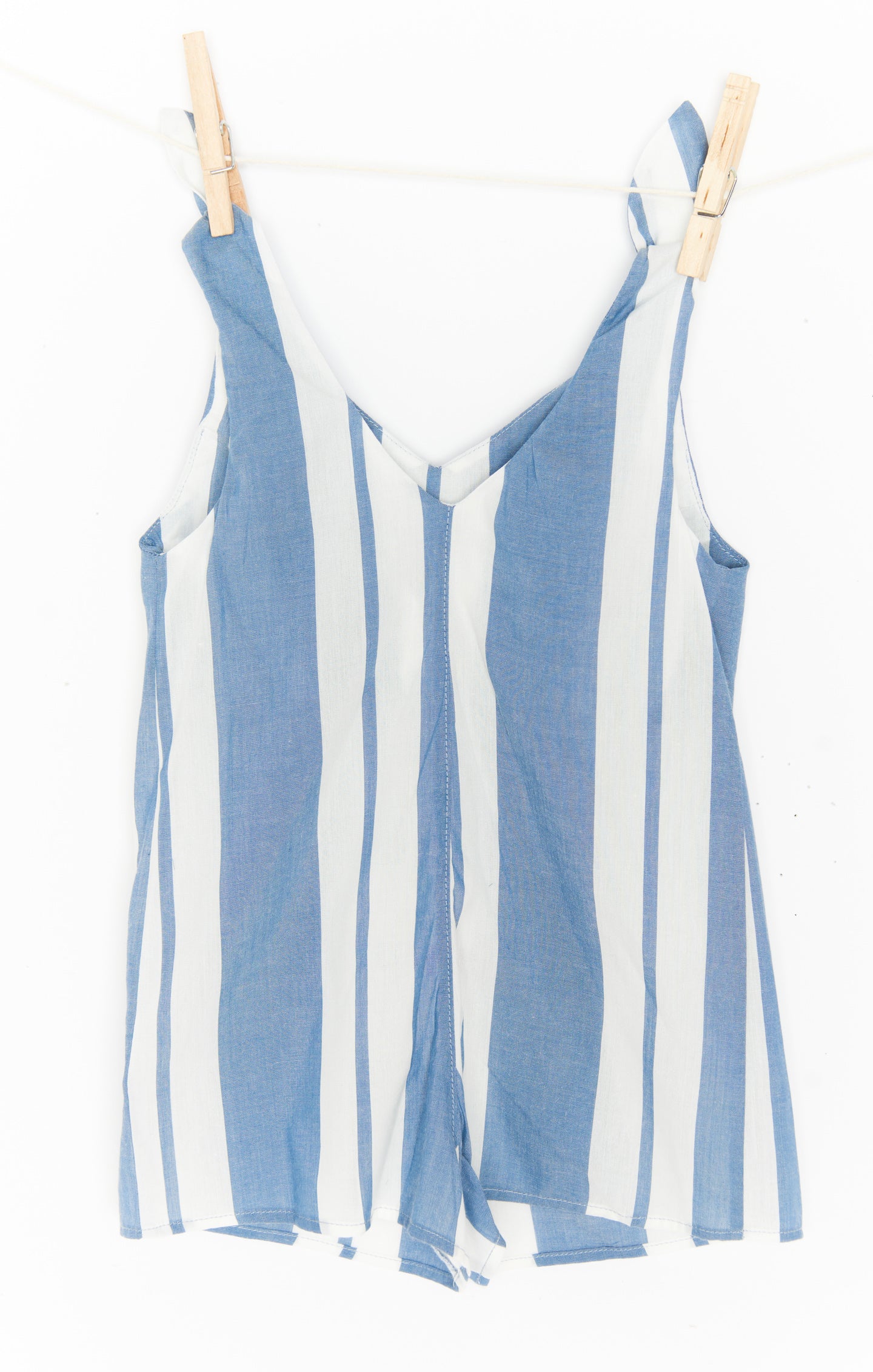 Mini Tilda Romper ~ Sailboat Stripe