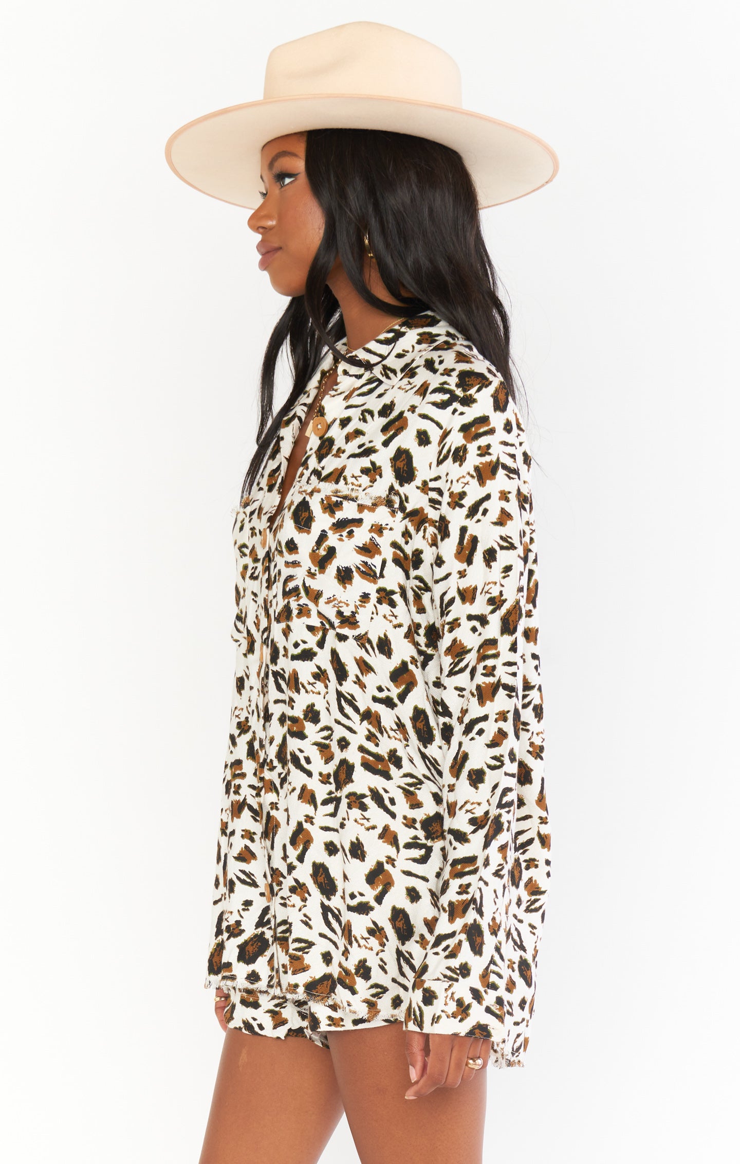 Marcella Shirt ~ Oasis Cheetah