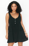 Scoop Neck Flowy Short Cover Up