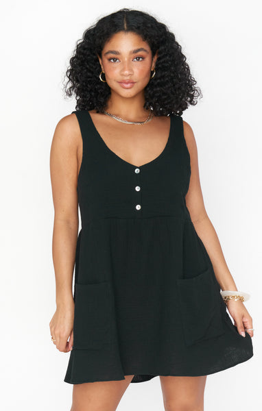 Scoop Neck Flowy Short Cover Up