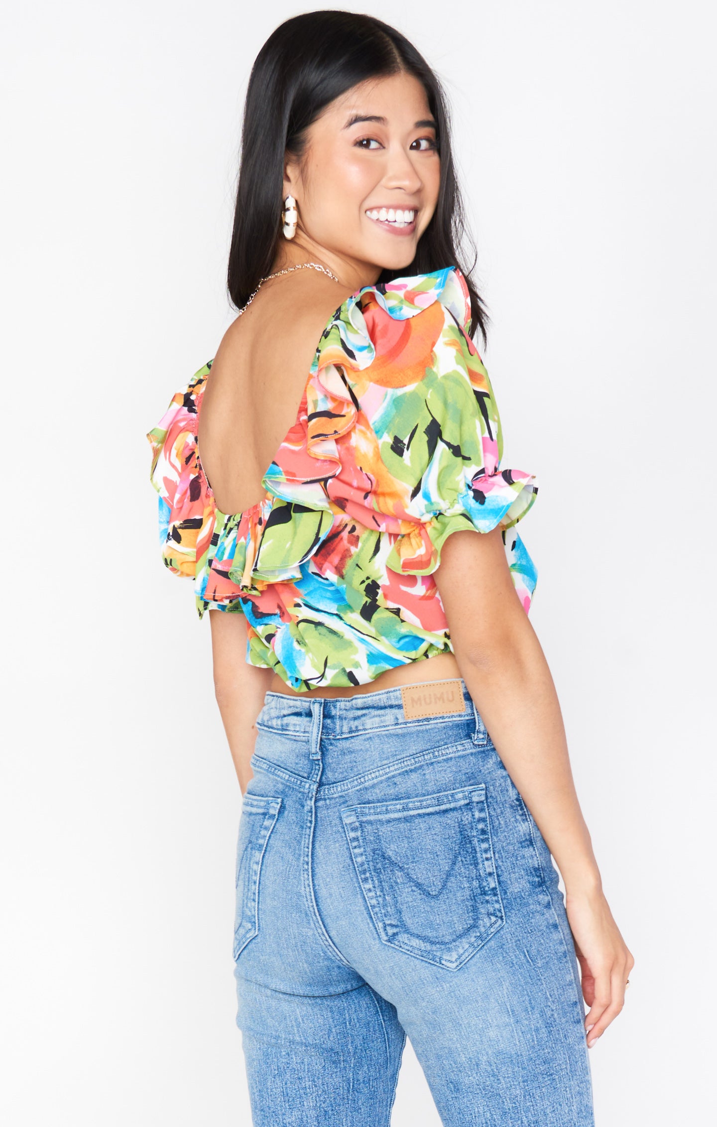 Jessie Top ~ Mimosa Blooms