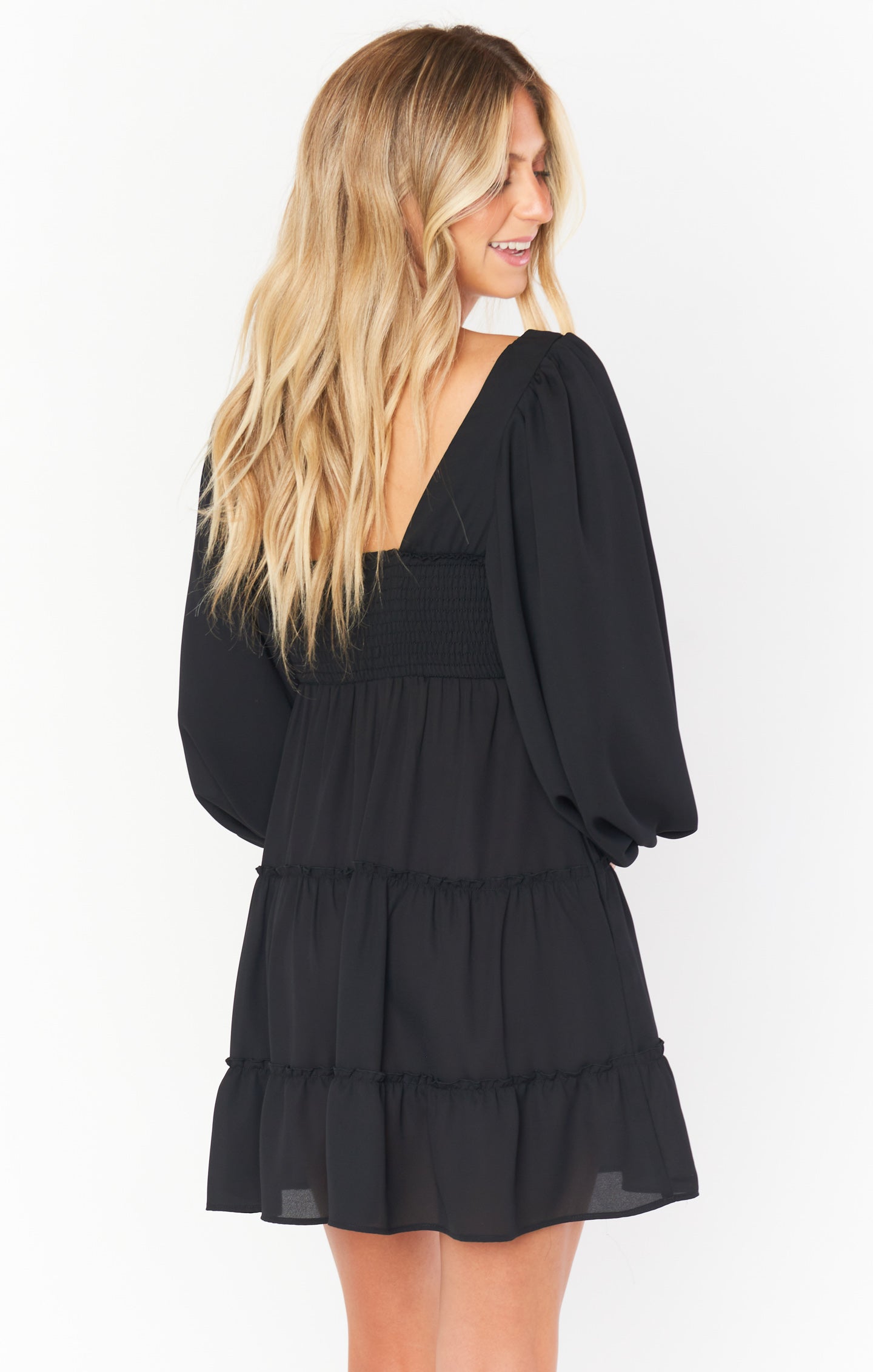 Mandi Mini Dress ~ Black